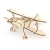 Puzzle 3D montessori avion din lemn personalizat